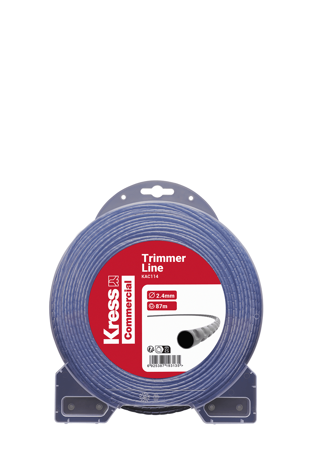 Kress KAC114 87 m length, 2.4 mm diameter trimmer line
