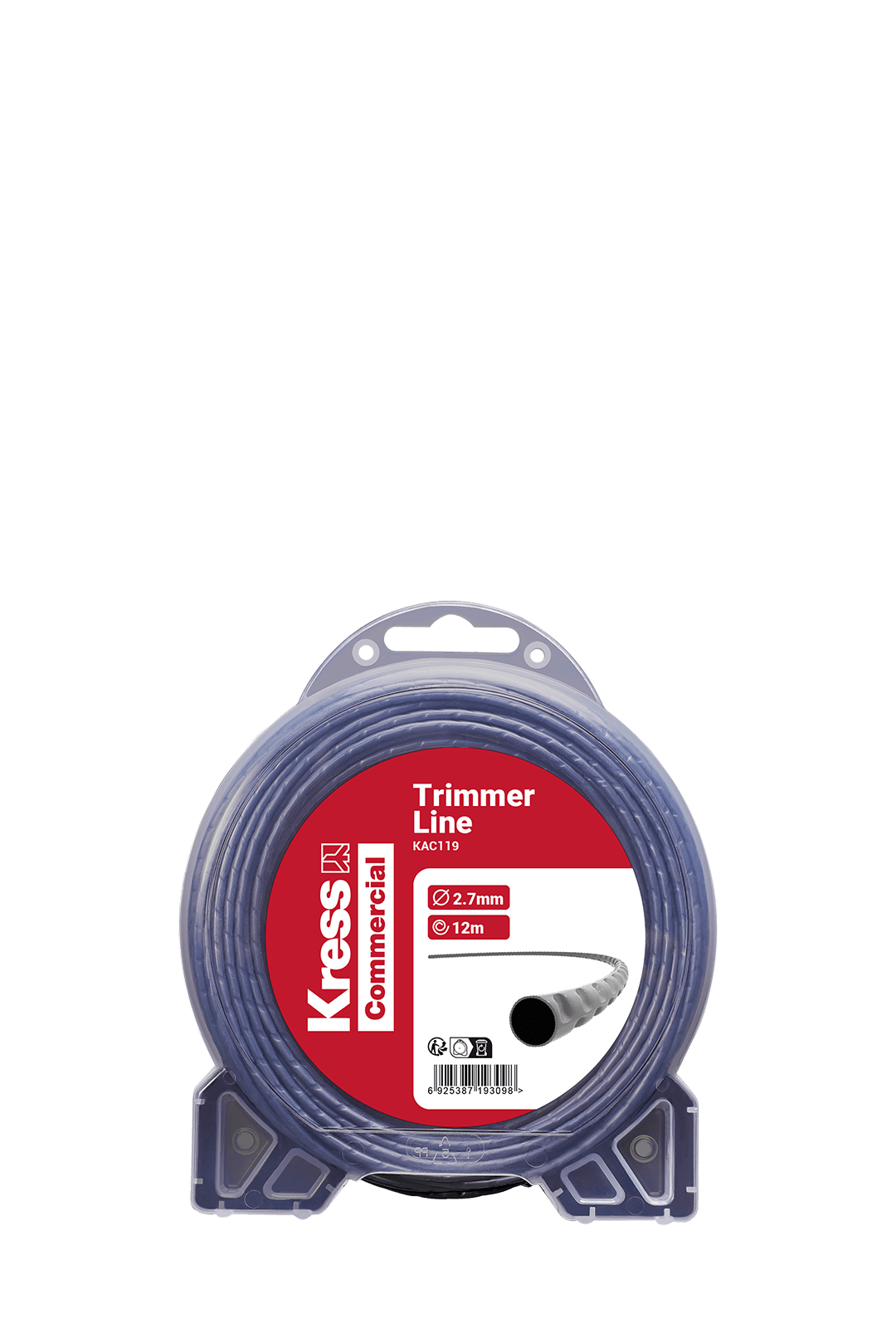 Kress KAC119 12 m length, 2.7 mm diameter trimmer line for grass trimmer