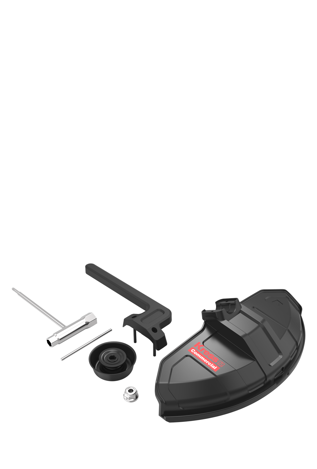 Kress KAC182 Knife blade working set (knife blade set (assemble kit), multi-purpose trimmer guard, P-handle)