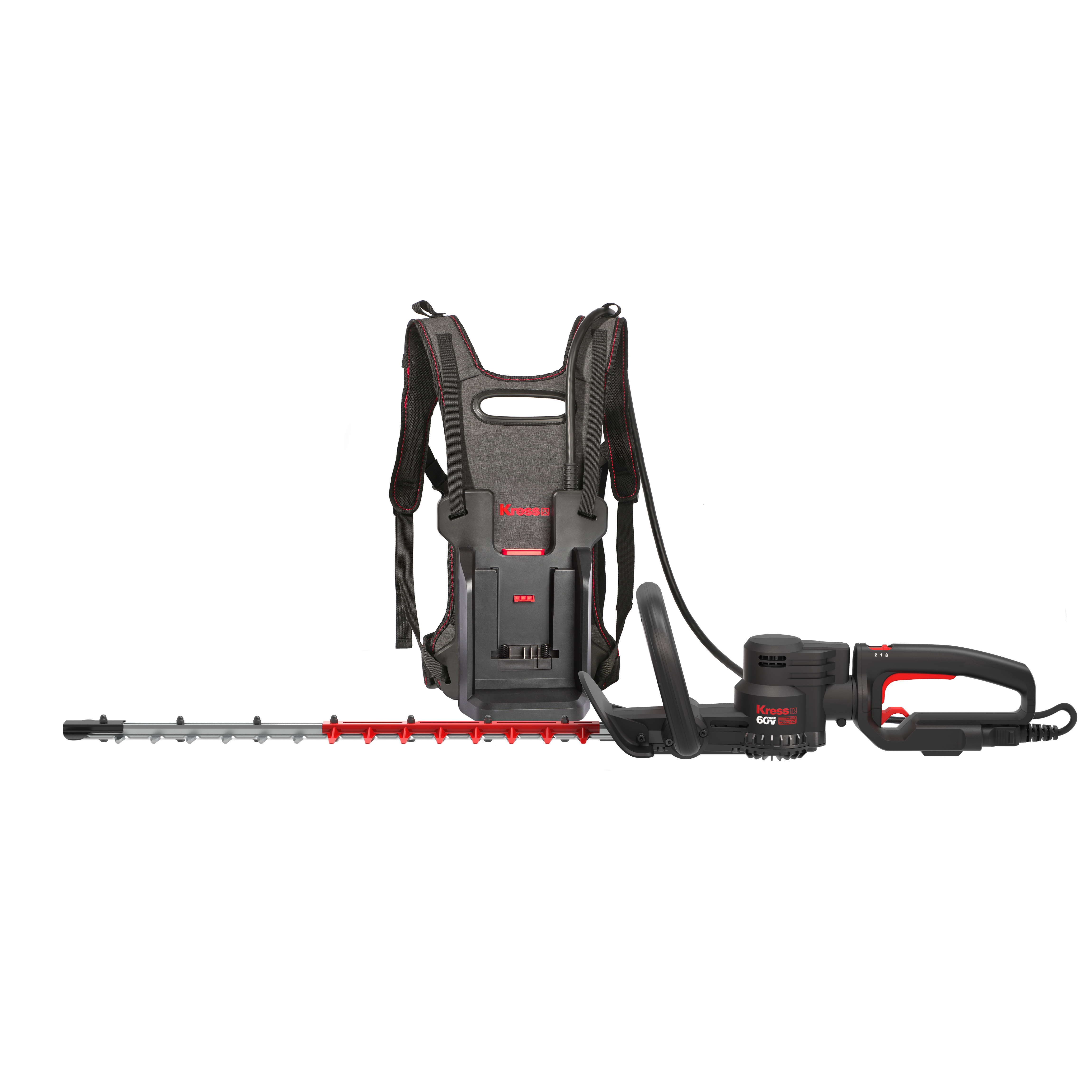 Kress KG260E.9 Kress 60 V 67 cm cordless brushless backpack hedge trimmer